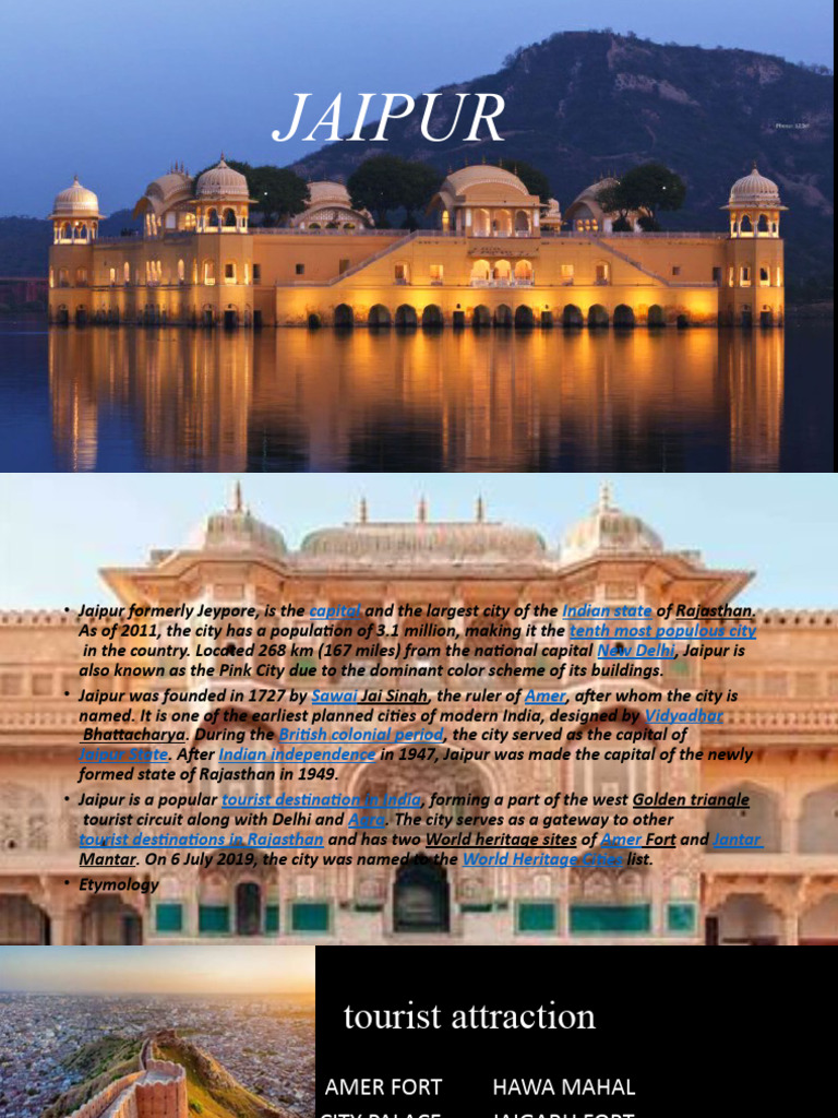 Jaipur: The Pink City Attractions | PDF