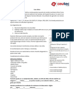 Caso Clinico para Desarrollo Del Expediente Clinico