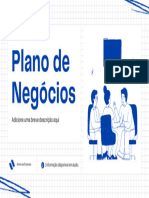 Apresentação de Negócios Plano de Negócios Riscos e Rabiscos em Azul-Marinho, Branco e Preto