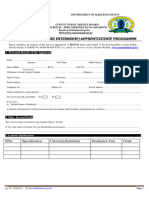 Internship MYAP Application Form