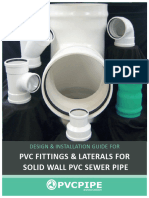 Design and Installation Guide-PVC Fittings and Laterals for Solid Wall PVC Sewer Pipe