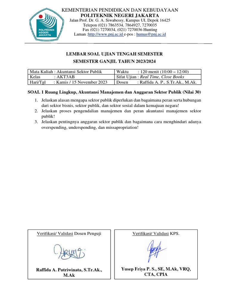 Lembar Soal Uts Asp Akt3 Bagian 1 Pdf