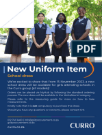 Flyer - New Uniform Item - School Dress 2