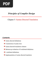 Chapter 5 Syntax-Directed Translation