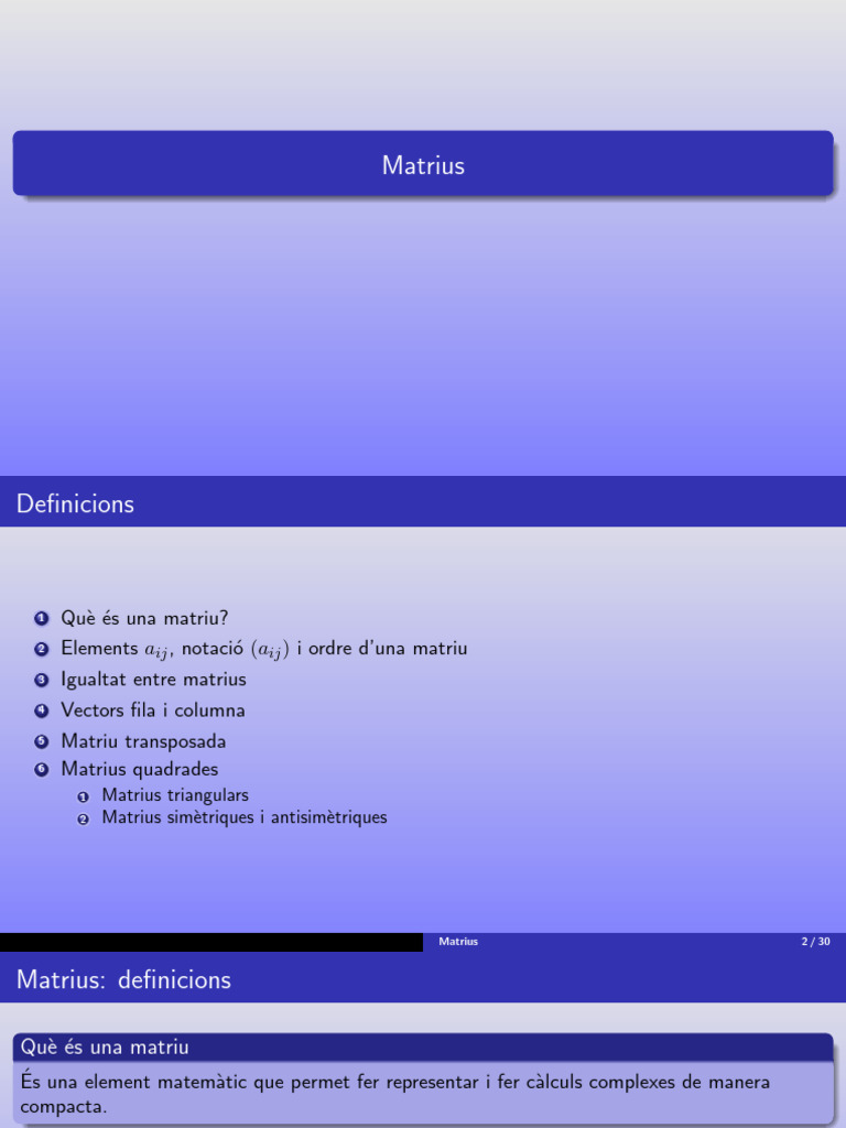 Matrius Codis | PDF