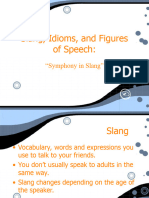 Idioms and Figures of Speech