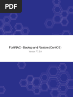 FortiNAC-7.2.0-F-Backup and Restore (CentOS)