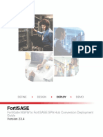 FortiSASE-23.4-FortiGate NGFW To FortiSASE SPA Hub Conversion Deployment Guide