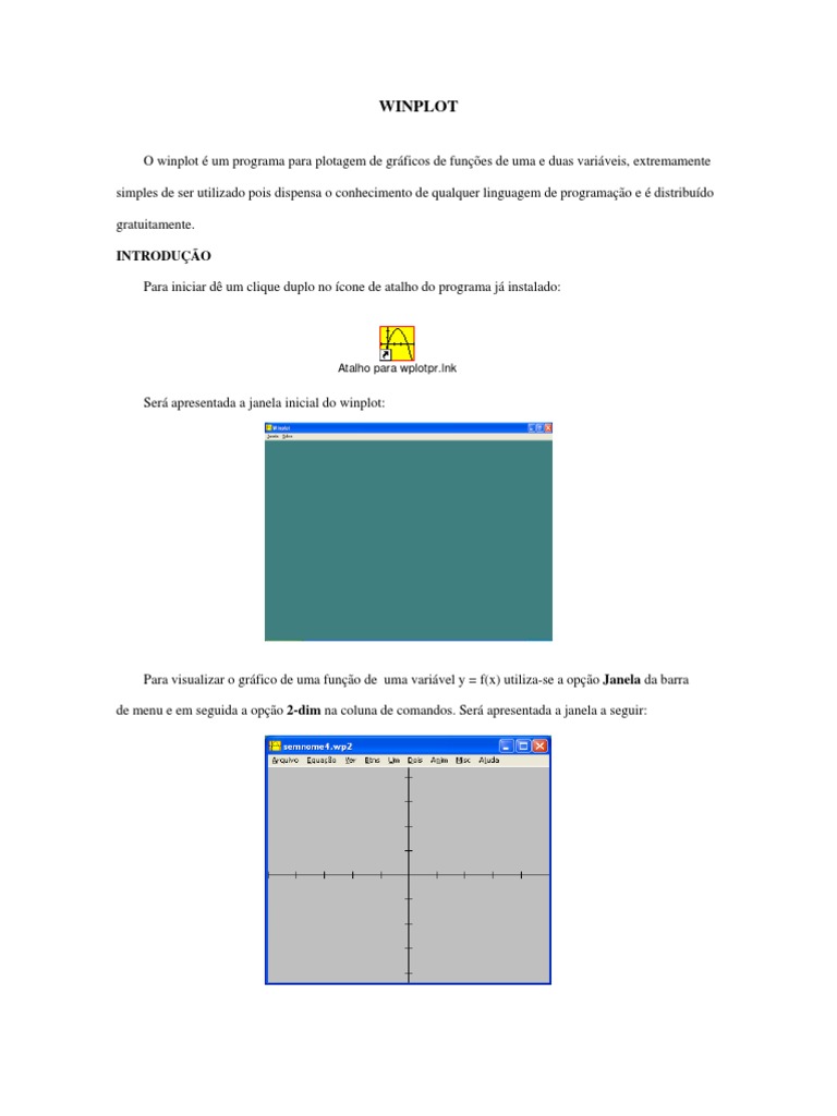 Tutorial Winplot | PDF