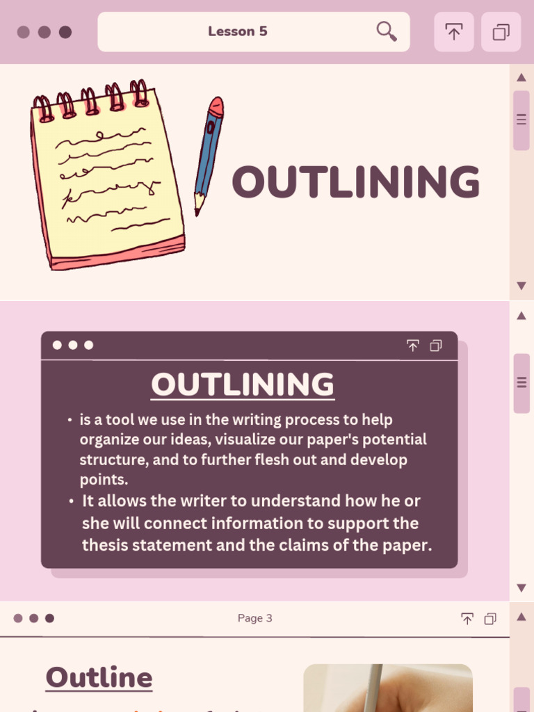5 Outlining | PDF | Text | Human Communication