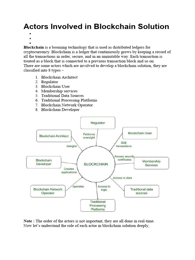 Participants Blockchain | PDF | Bitcoin | Cryptocurrency