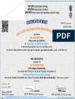 ISRO MERIT Certificate
