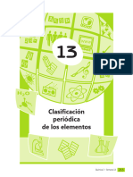 Clasificación Periódica de Los Elementos. - 100840