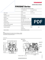 Yanmar 3YM30AE Datasheet