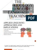 The Methodology For English Language Teaching