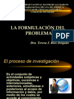 Formulacion Del Problema - Metodologia de Investigacion