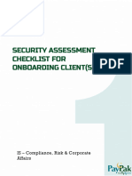 Security Assessment Checlist (1link)