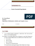 Factorial Expriments