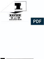 Pfaff Kayser 44/46 Sewing Machine Instruction Manual