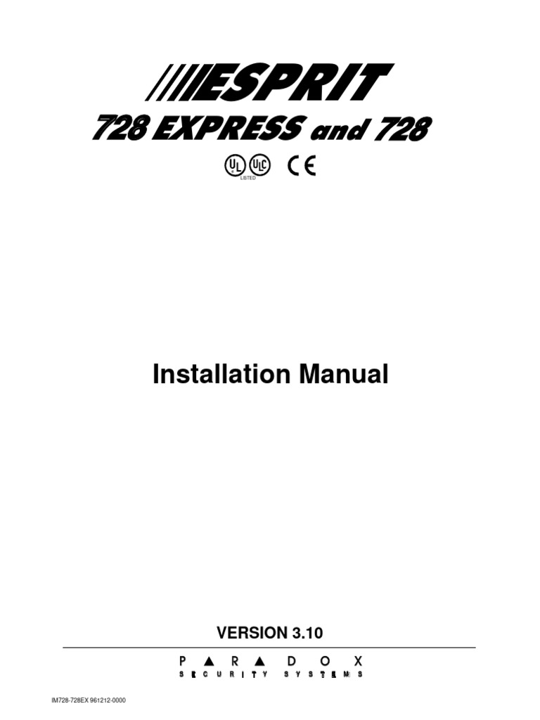 728 Instal | PDF | Security Alarm | Alternating Current