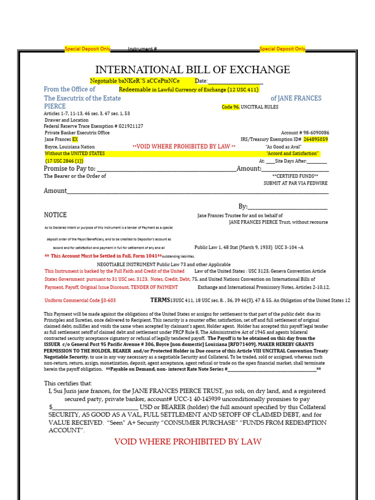 international-bill-of-exchange-template-pdf-negotiable-instrument-legal-tender