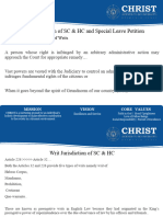 Writ Jurisdictions of Supreme Court and High Courts.