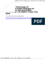 Information Technology For Management Digital Strategies For Insight Action and Sustainable Performance 11th Edition Turban Test Bank