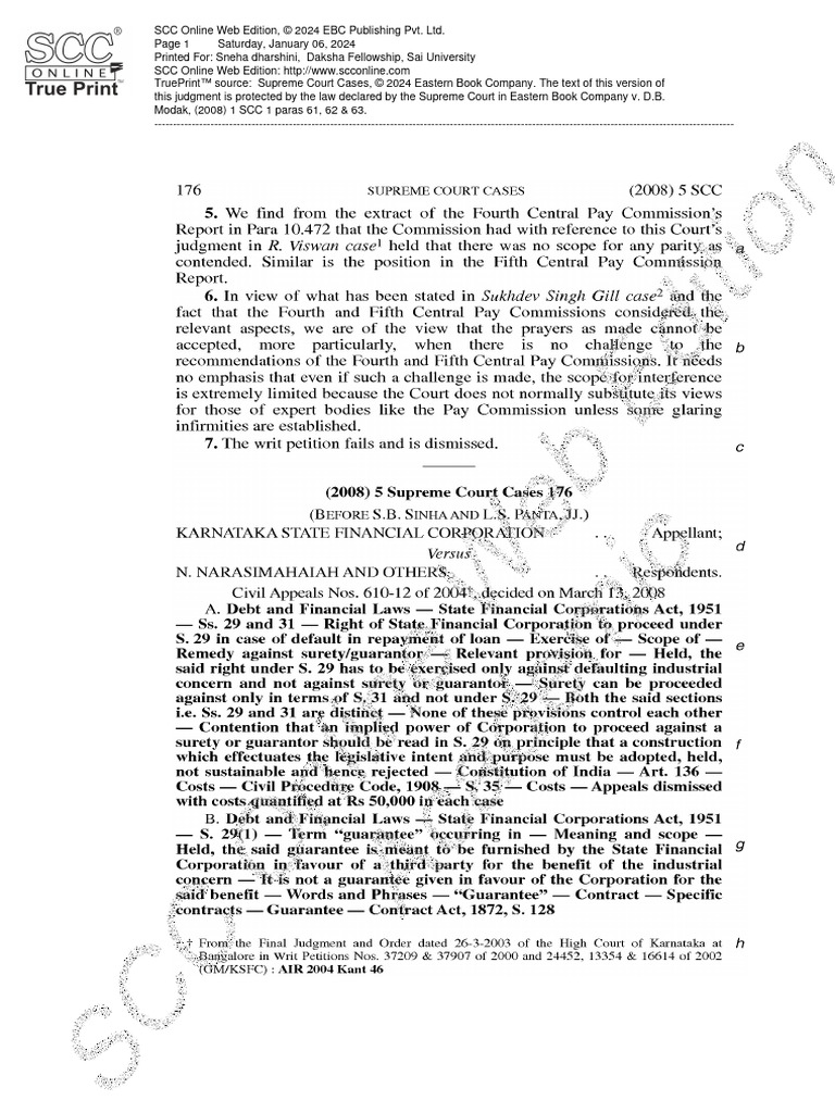 Modak Judgment Analysis (2008) | PDF | Separation Of Powers ...