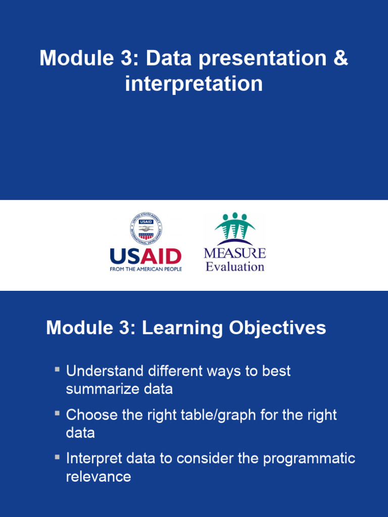 Me Module 3 Data Presentation and Interpretation May 2 | PDF | Data | Chart