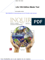 Dwnload Full Inquiry Into Life 15th Edition Mader Test Bank PDF