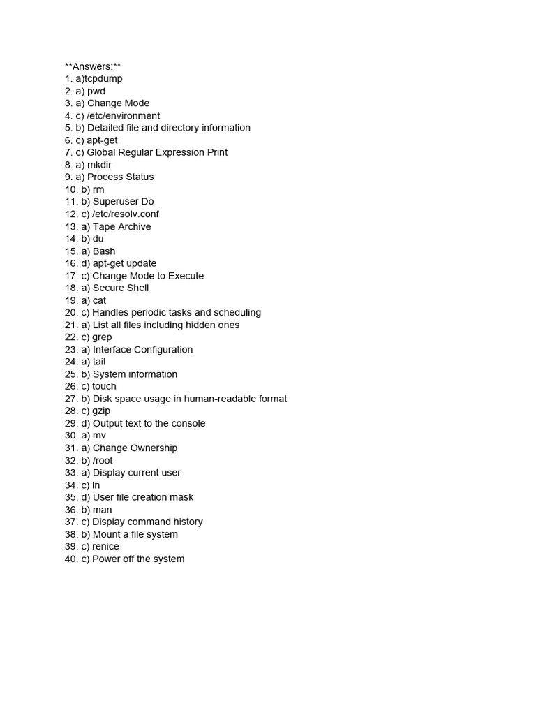 Linux Command Line Cheat Sheet | PDF