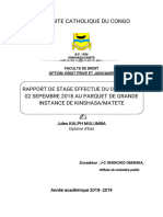 Rapport de Stage Kalph Mulumba Jules - 073831