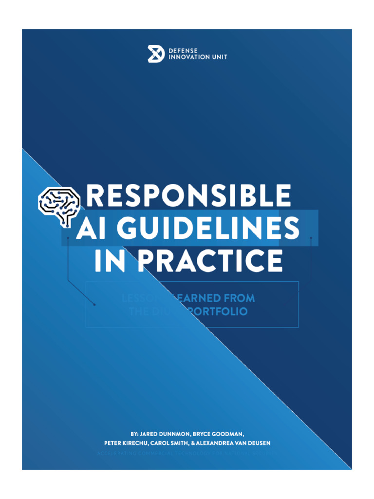 Responsible AI Guidelines for DoD | PDF | Artificial Intelligence ...