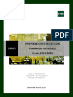 Orientaciones de Estudio - 2023 - 2024