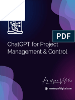 ChatGPT For Project Management Control
