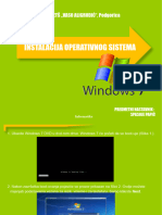 Instalacija Windows 7 Operativnog Sistema