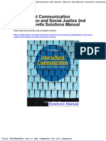 Dwnload Full Intercultural Communication Globalization and Social Justice 2nd Edition Sorrells Solutions Manual PDF