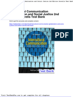 Dwnload Full Intercultural Communication Globalization and Social Justice 2nd Edition Sorrells Test Bank PDF