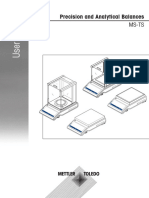 UM MS-TS Precision and Analytical Balances EN