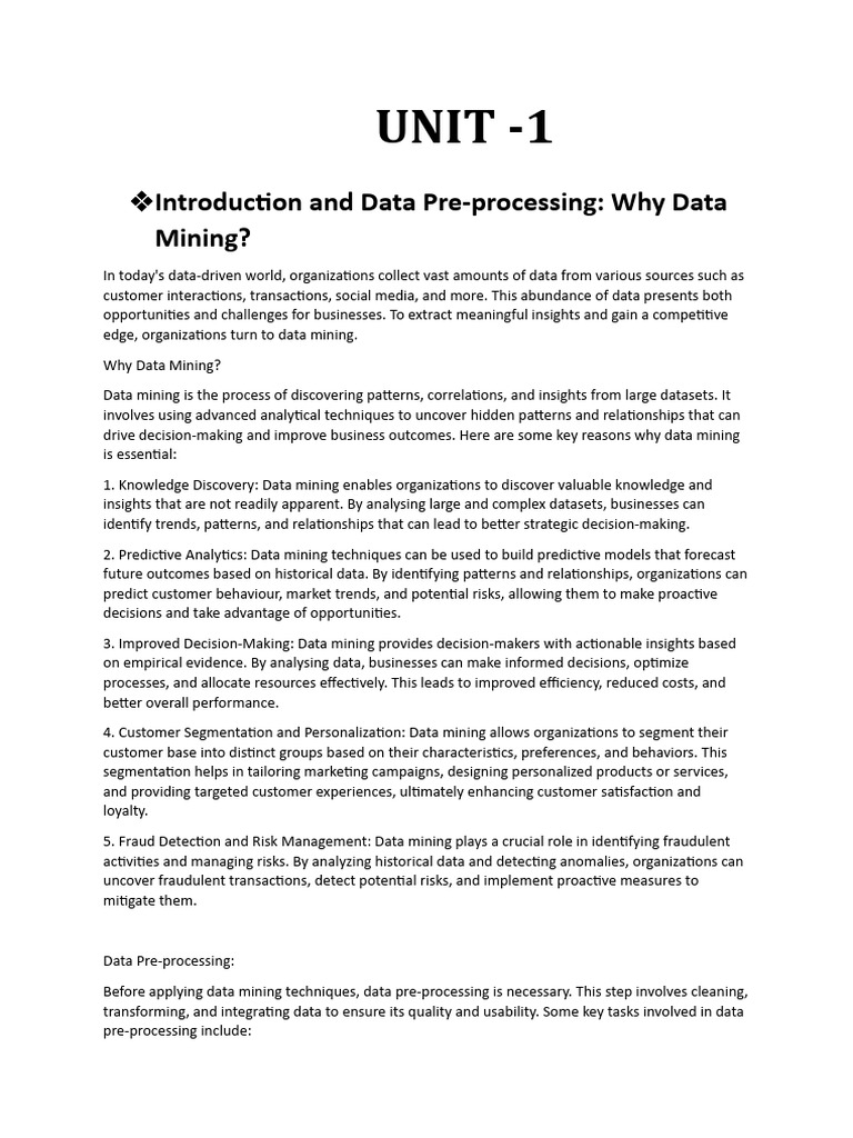 Data mining notes download free pdf support vector machine