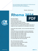 Rhema 2024 French