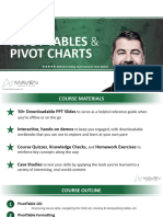 Excel PivotTables PivotCharts