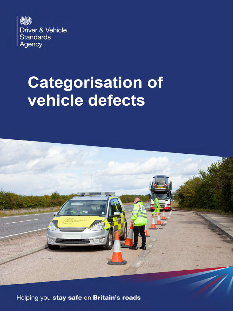 DVSA Vehicle Defect Categorisation Guide | PDF | Vehicle Registration ...
