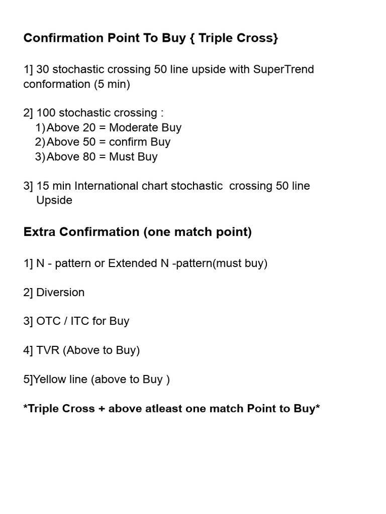 Triple Cross Commodity Trading Signals | PDF