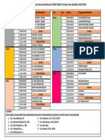 JAdwal Mengawas Daurah Guru SMA