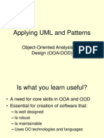 Applying UML and Patterns: Object-Oriented Analysis and Design (OOA/OOD)