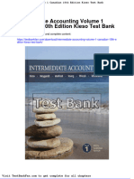 Dwnload Full Intermediate Accounting Volume 1 Canadian 10th Edition Kieso Test Bank PDF