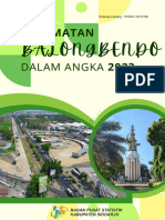 Kecamatan Balong Bendo Dalam Angka 2023