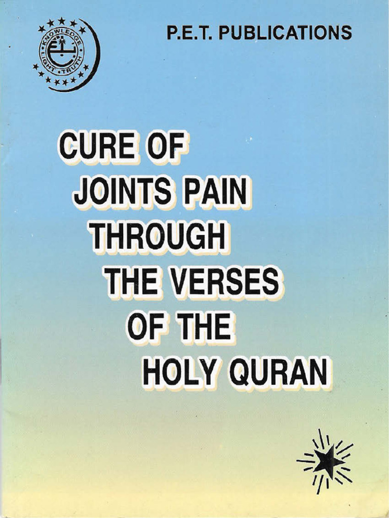 Cure of Joints Pain Through The Verses of The Holy Quran | PDF ...
