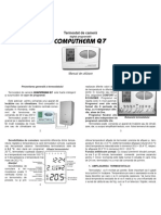 Termostat de Ambient Computherm Q7 - Program Are, Date Tehnice